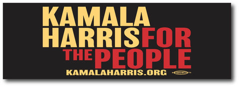 Kamala Harris for President 2020 Black Bumper Sticker