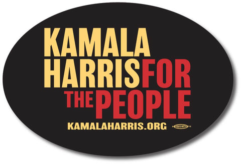 Kamala Harris for President 2020 Blue Oval Bumper Sticker