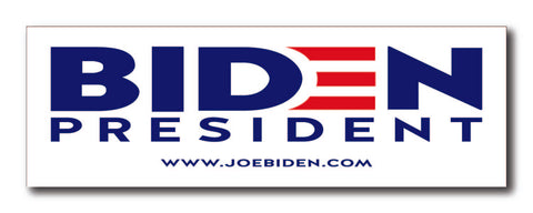 Joe Biden for President 2020 White Bumper Sticker
