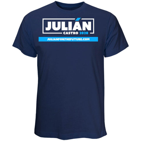 Julián Castro for President 2020 Navy T-Shirt