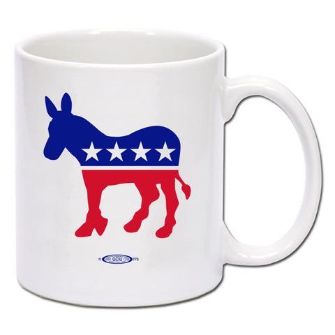 Democrat - Red, White & Blue Donkey Coffee Mug