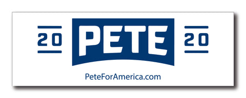Pete 2020 Bumper Sticker