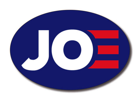 Joe Biden for President 2020 Blue Oval Bumper Sticker