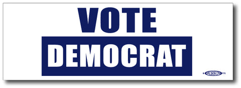 Vote Democrat Bumper Sticker