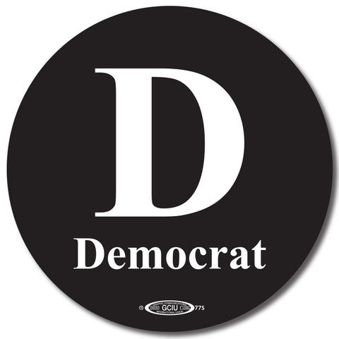 Democratic Button