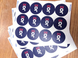 Biden 2020 Round Sticker Sheets