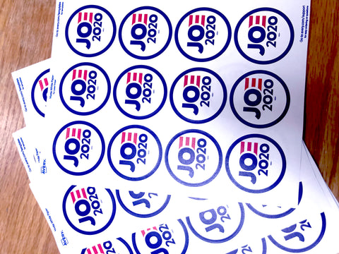 Biden 2020 Round Sticker Sheets
